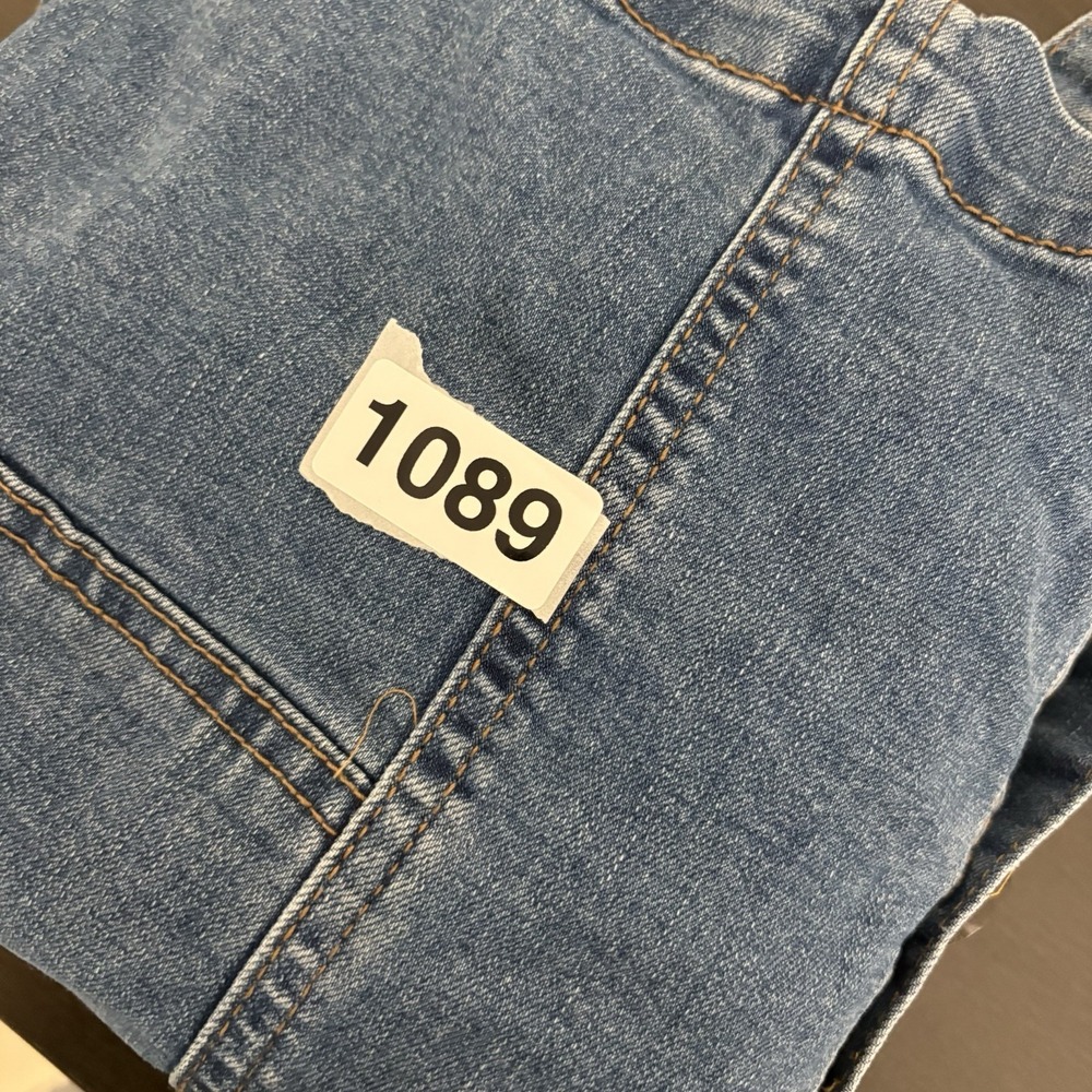 Aeropostale Womens Denim Dress Size Medium Blue Button Front Pockets - Picture 13 of 13